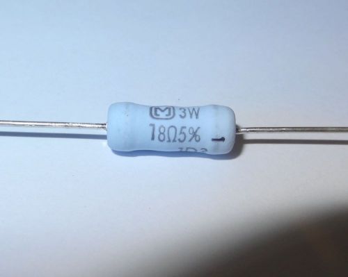 12 pcs,  18 ohm, 3W , ERG-3SJ180, metal oxide film resistors
