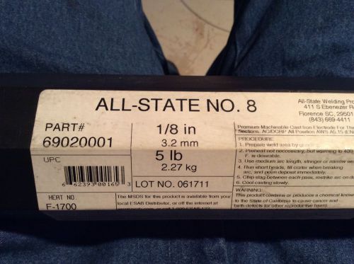 Cast Iron Welding Electrodes Aii-state # 8    5lb 1/8&#034;