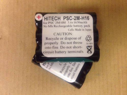 2X NEW Scanner Battery FOR PSC 2M,4M,PSC FALCON TOP GUN 310,00-862-00, 00-864-00