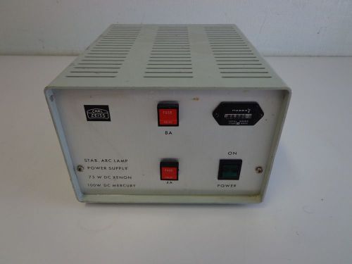 Carl zeiss 91 01 44 stab arc lamp power supply 75w xenon 100w mercury free ship for sale