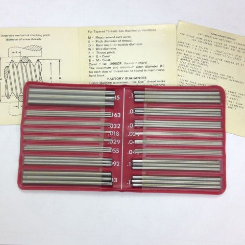 Pee dee brand thread wire set wires new-made in the usa by fisher for sale