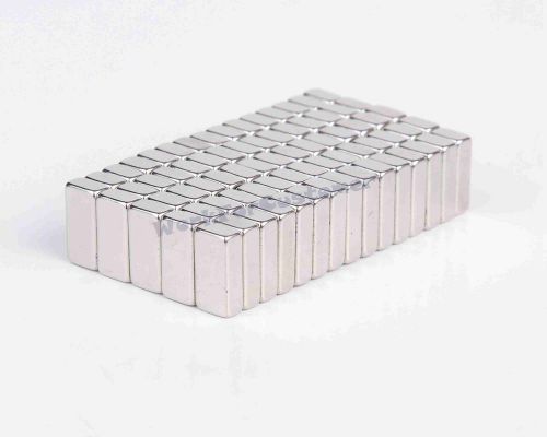 100pcs N50 Super Strong Rare Earth Magnets 10mm x 5mm x 3mm Block Neodymium Set
