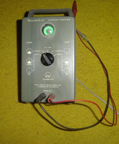 HEATHKIT  CAPACI-TESTER model CT-1 vintage capacitor tester in working condition