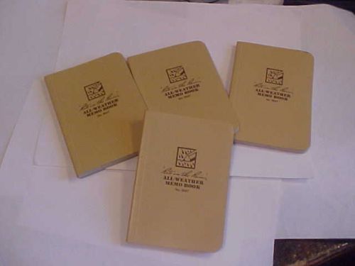 4 rite in the rain  954t tan memo books - 5-inch x 3 1/2-inch for sale