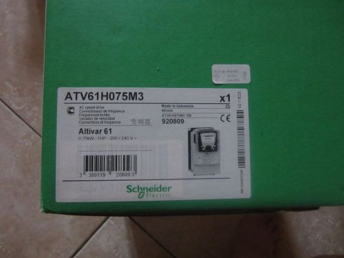 SCHNEIDER SQUARE D ALTIVAR ATV61H075M3 1HP  &#034;New in Box&#034;