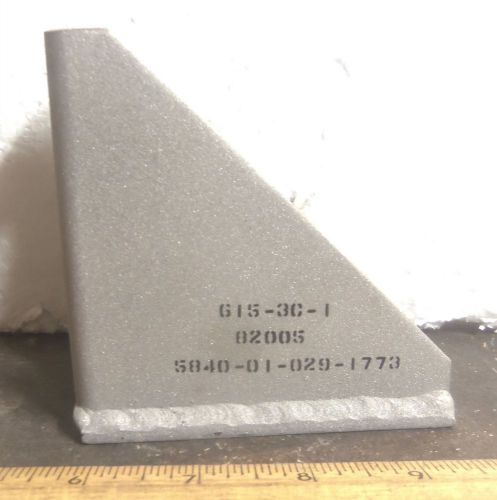 Allard nazarian group - stainless steel (?) corner bracket - p/n: 615-3c-1 for sale