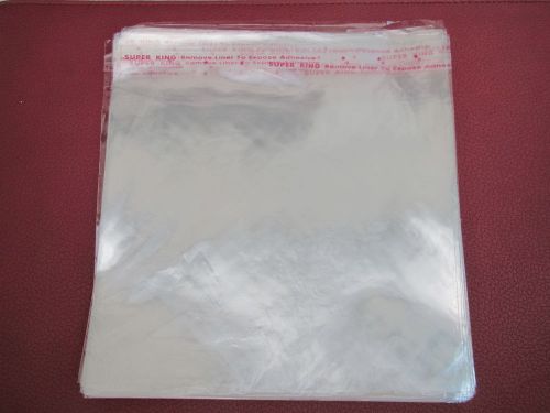 100 New Resealable Clear Outer Plastic Bags for regular CD Jewel Cases