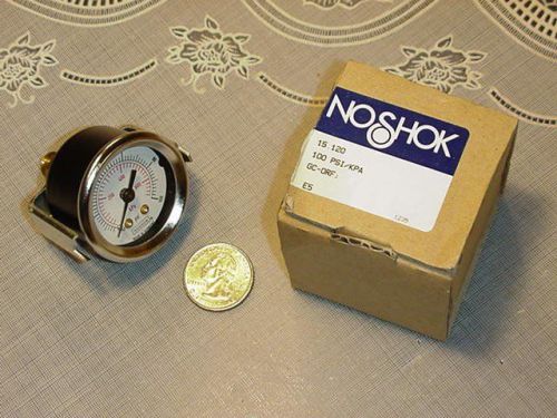 NoShok 1 1/2 Inch Pressure Gage 0-100 Psig / 0-700 Kpa GC-ORF 1/8 NPT NEW IN BOX