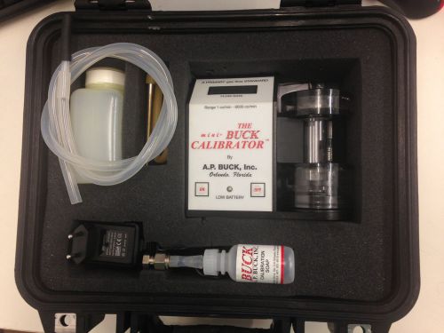 Ap buck mini buck calibrator m-5 kit set probes gas tester for sale