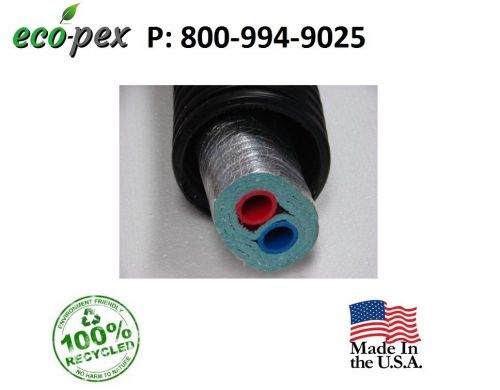 1 1/4&#034; x 250ft Insulated Eco-Pex Tubing PW 3 Wrap-Underground Radiant heat- USA