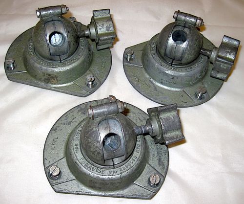 lot of 3 Used Panavise 305 Low-Profile Base..Good Condition..