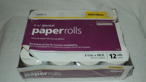 OfficeMax Thermal register roll 12 pk