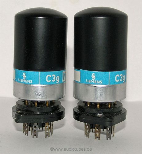 2 x NOS SIEMENS Halske tubes C3g Post rohre  (506001) No. 000001+000002