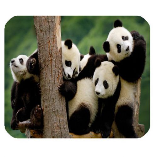 New Cute Panda Family Custom Print Mouse pad Mice Mats Make a Great Gift