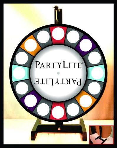 Prize Wheel 18&#034; Spinning Tabletop Portable PartyLite