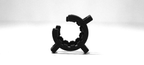 19 mm Keck Clip Black - Group of 10 pieces