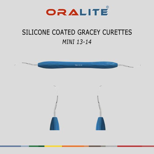 Silicone Coated Gracey Curette Mini 13/14 Dental Instrument Periodontal