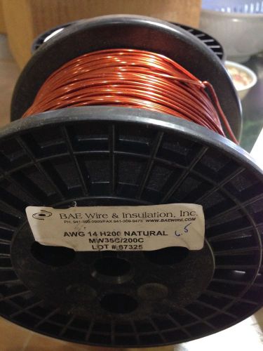 AWG 14 Copper Magnet Wire H200C High Temp (5 lbs)