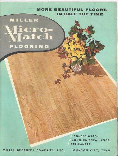 MILLER MICRO-MATCH FLOORING  - Miller Bros - Johnson City Tenn - (No Zip)