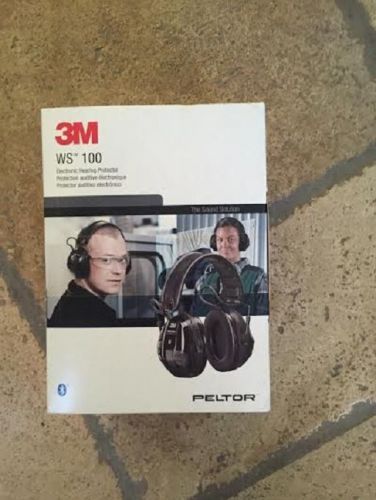 NEW 3M Peltor WS 100 Communications Headset MT16H21FWS5UM580 Noise Reduction