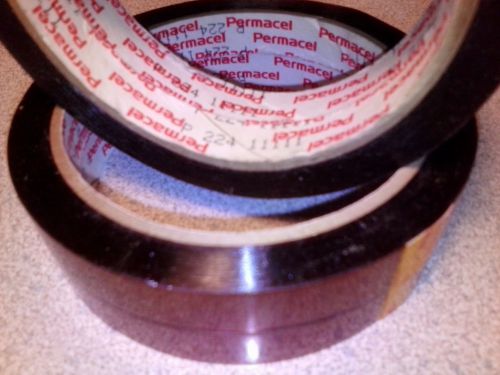 Genuine Permacel Kapton tape 1/2&#034; wide, four rolls, acrylic adhesive.