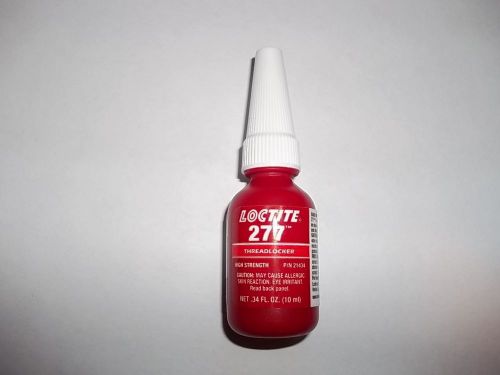 LOCTITE 21434 Threadlocker 277, 10mL Bottle, Red