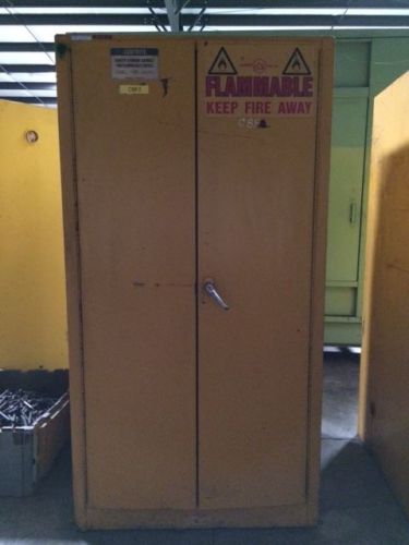 60 Gallon Justrite Flammable Liquid Storage Cabinets-Lot of 2