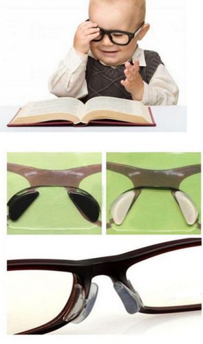 FIT Glasses accessories wholesale Non-slip Silicone Nose Pad for Eyeglass 1pair