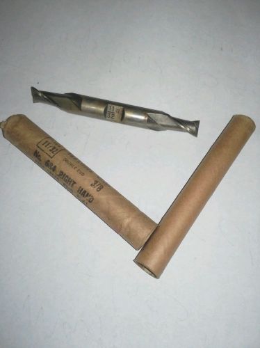 Cleveland Twist Drill No. 684 High Speed Double End Mill 11/32&#034; : 3/8&#034; , NOS