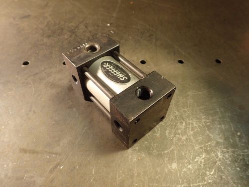 Sheffer aluminum air pneumatic cylinder 1-1/2&#034; bore 1&#034; stroke 200 psi for sale