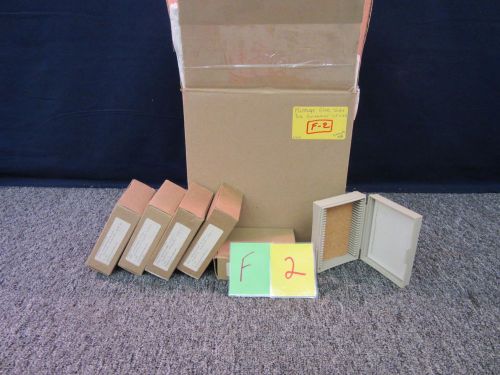 5 microscope slide storage box case container size 2 25 slides per case new for sale