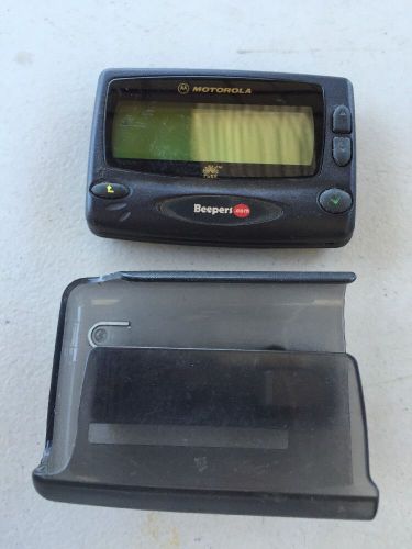Vintage MOTOROLA Flex PAGER Beeper WITH HOLSTER