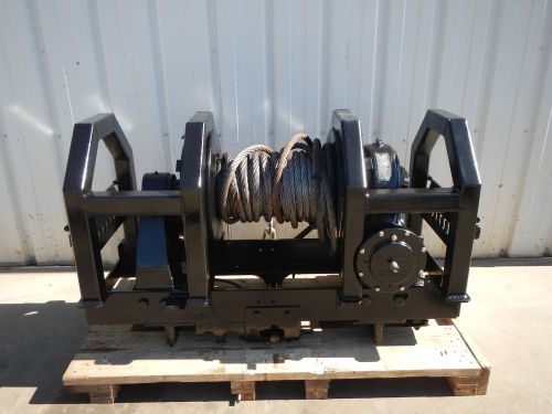 Tulsa rufnek 45 rn45w 45,000 lb worm drive flatbed tow truck winch for sale