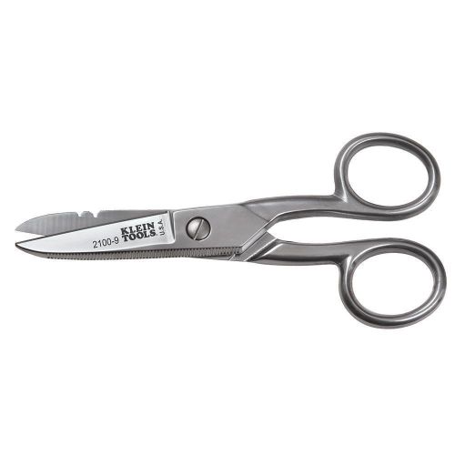 Klein 2100-9 electricians scissors-stripping notches for sale
