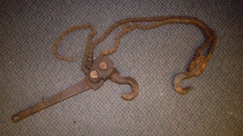 Yale &amp; Towne 3 Ton Come Along Ratchet Chain Heavy Duty Pull Pul Lift Eaton