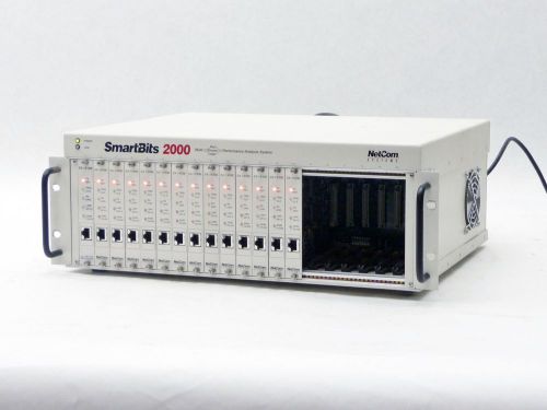 NETCOM SMARTBITS SMB-2000 20-SLOT CHASSIS+14*SX-7410B 10/100Mbps ETHERNET MODULE