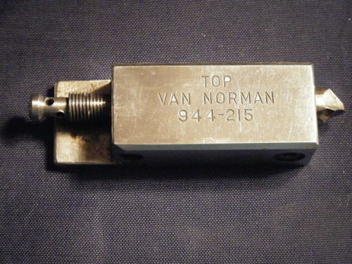 Van Norman 944S Boring Bar OEM Tool Holder #944-214 (Long) w/ Good Carbide, 777