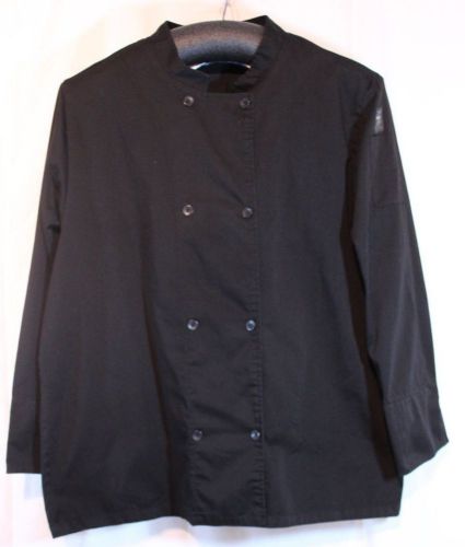 Chef Revival Size 3XL XXXL Black Traditional Chef Coat Jacket Poly Cotton Blend