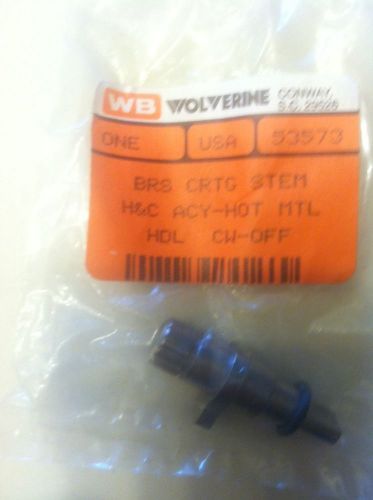 Wolverine Brass 53573 Stem for cartridge faucet NIB5