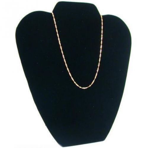 Black Velvet Necklace Display Jewelry Bust Easel 8 5/8&#034;
