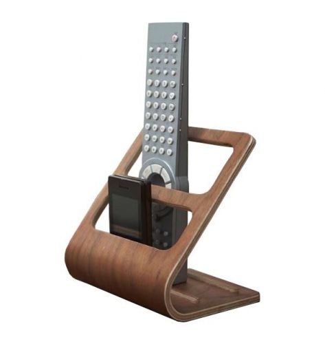 Office Desk Organizer Remote Control Phone Rack Mail Holder Stand Caddy Bentwood