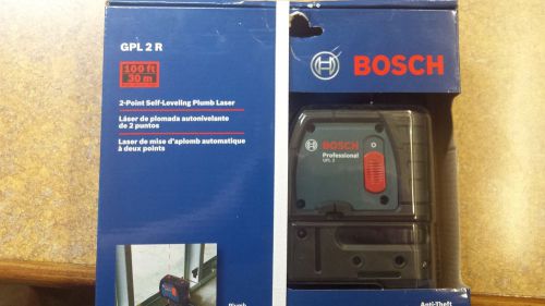 Bosch GPL 2 R 2-Point Self-Leveling Plumb Laser 100ft | 30m *NEW