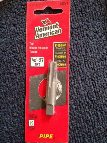 Vermont American 20371 1/8-27 NPT High Carbon Steel Pipe Tap