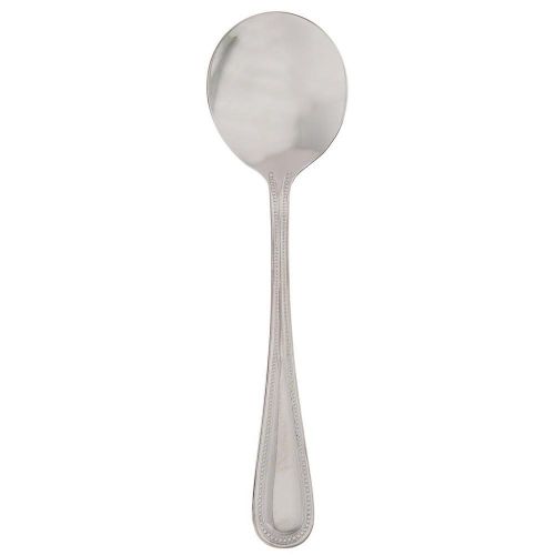 Browne foodservice one dozen 6-1/4&#034; s/s contour bouillon spoon - 502917 for sale