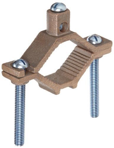 Morris Products 90628 Ground Pipe Clamp, 1-1/4 - 2&#034; Water Pipe Range, 2 - 10
