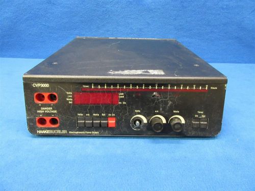 HaakeBuchler CVP3000 Electrophoresis Power Supply Powers On *For Parts*