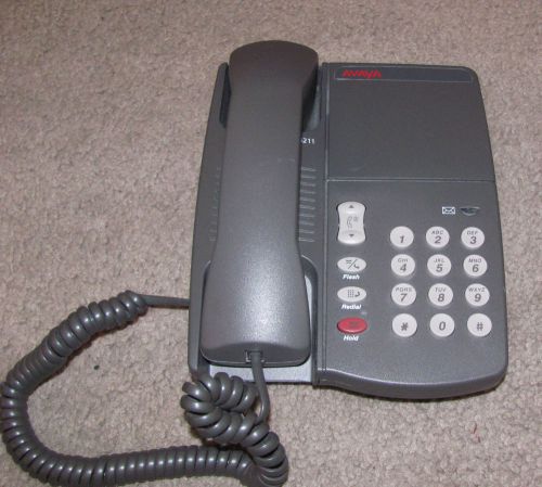AVAYA 6211 Definity Grey Corded Business Phone Office Telephone