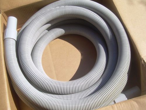 Carpet cleaning  25&#039; (crush proof) vacuum hose 1 1/2&#034; grey for sale
