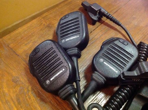 Lot of 3 motorola oem speaker mic nmn6191b xts series for sale