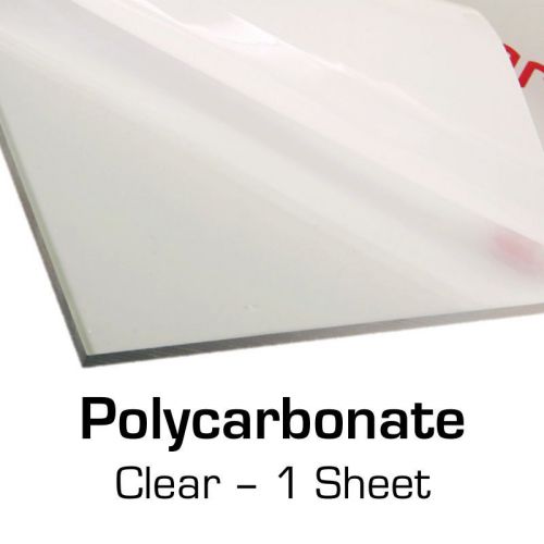 Polycarbonate plastic sheet 12&#034; x 24&#034; x 0.0625&#034; (1/16&#034;) for vex robotics r7 r7f for sale